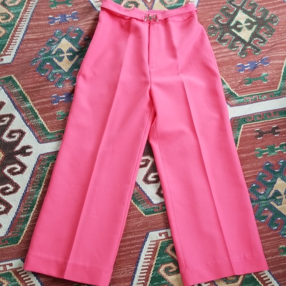 Vintage Pants - Vintage JCPENNEY High Waist Wide Leg Crop Pant